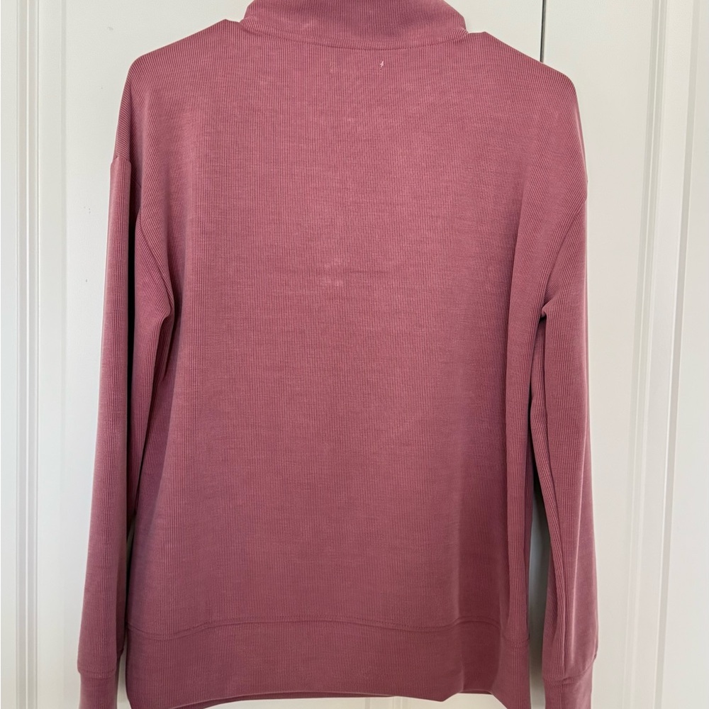 Maurices Dusty Rose Quarter-Zip Sweatshirt - Picture 4 of 4
